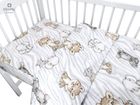 MimiNu, Safari Natural, set lenjerie de pat single, 90-120 cm