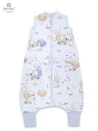 MimiNu, Sigilii, sac de dormit subtire de vara, TOG 0.5, albastru, marime M, 2-6 ani