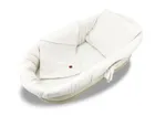 MimiNu, Soft, set: protectie universal pentru gondola, patut, cos de Moses + saltea + perna, ecru, 0-6 luni