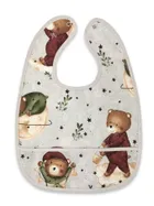 MimiNu, Ursulet pe luna, baveta impermeabila cu buzunar