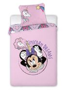 Minnie Mouse, set lenjerie de pat single, 140-200 cm