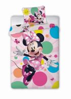 Minnie Mouse, set lenjerie de pat single, 160-200 cm