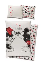 Minnie si Mickey, set lenjerie de pat single, 140-200 cm