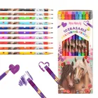 Miss Melody, creioane stergabile, 10 culori