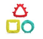 Mombella, Animalute Geometrice, set ineluse gingivale, 3 buc.