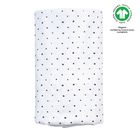 Motherhood, ECO Invelitoare de muselina 130-130 cm, 1 buc., Black Dots