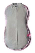 Motherhood, Invelitoare Zip&Swaddle masura 1 (2,5-5kg), Grey/Pink Classics
