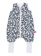 Motherhood, Sac de dormit din muselina, cu craci, 1-1,5 ani, Blue Leopardus