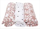 Motherhood, Scutece din muselina 70-80 cm, 3 buc., Pink Classics