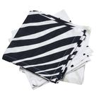 Motherhood, Servetele de muselina si bumbac 30-30 cm, 7 buc., Blue Zebra