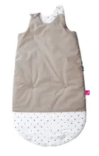 Motherhood, Zip-A-Round Sac de dormit din bumbac 2in1 (3-18 luni), Pink Squares