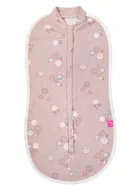 Motherhood, Zip&Swaddle, patura de infasat pentru bebelusi, nasturi roz, 2.5-5 kg