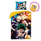 My Hero Academia, set lenjerie de pat single, 140-200 cm + 70-90 cm