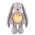 MyHummy (Szumisie), Iepuras 5 in 1 cu pernuta termica din grau, 30 cm, gri