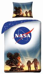 NASA, set lenjerie de pat single, 140-200 cm + 70-90 cm