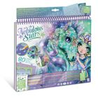 Nebulous Stars, Calutii Ariaz si Joyiaz, caiet de schite cu creioane colorate si stickere