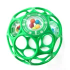 Oball, Minge zornaitor, teether, verde, 10 cm, 0m+