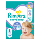 Pampers Active Baby, scutece marimea 5, 11-16 kg, 64 buc.