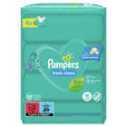 Pampers Fresh Clean, servetele umede, 4 pachete de 80 servetele, 320 buc.