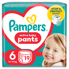 Pampers Pants, scutece-chilotel marimea 6, 19, 14-19 kg, 19 buc.