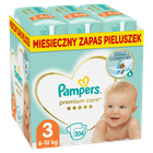 Pampers Premium Care, XXL Box, scutece marimea 3, 6-10 kg, 204 buc.
