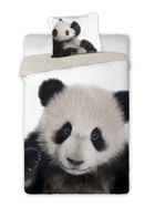Panda, set lenjerie de pat single, 140-200 cm