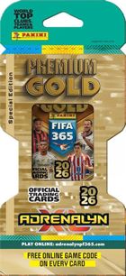 Panini, FIFA 365, Adrenalyn XL 2026, Premium Gold, booster cu carti de colectie, 1 buc.