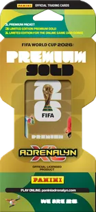Panini, FIFA World Cup, Adrenalyn XL 2026, blister Gold, booster cu carti de colectie
