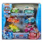 Paw Patrol, Die-Cast neon, set de vehiculi, 6 buc.