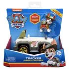 Paw Patrol, Tracker, Jungle Cruiser, vehicul cu figurina