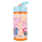 Peppa Pig, Playground, Kindness Counts, sticla de apa cu pai, 420 ml