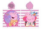 Peppa Pig, prosop tip poncho, 55-55 cm