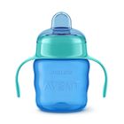 Philips Avent, cana cu tetina de formare, albastru, 6 luni+, 200 ml, SCF551/05