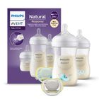 Philips Avent, Natural, Response, set: 2 biberon 260 ml si 2 tetine ultra moi, 0-6 luni, SCD837/11