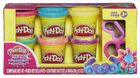 Play-Doh Sparkle, Culori stralucitoare, 6 cutie si 2 accesorii, set creativ