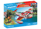 Playmobil, Action Heroes, Avion de pompieri cu functie de stingere a incendiului, 71463