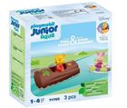 Playmobil, Junior, Disney, Calatoria pe apa a lui Winnie de Plus si a Purcelusului, 71705