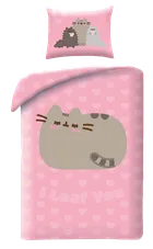 Pusheen, set lenjerie de pat single, 140-200 cm