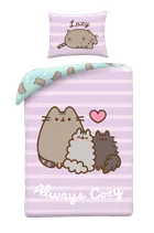 Pusheen, set lenjerie de pat single, 140-200 cm
