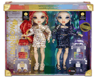 Rainbow High, Twins, Laurel & Holly De’Vious, papusi fashion, 2 buc.