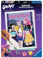 Ravensburger, CreArt, K-Pop Demon Hunters, pictura dupa numere, set creativ