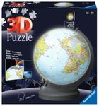 Ravensburger, Glob, puzzle 3D, lampa, 540 piese