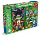 Ravensburger, Minecraft, puzzle, 4-100 piese