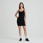 Rochie reiata cu bretele si dantela NOWEAR