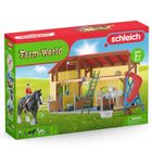 Schleich, Farm World, Grajd de cai, set, 42485