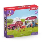 Schleich, Horse Club, Aventura cu masina si remorca pentru cal, set, 42535