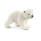 Schleich, Wild Life, Urs polar pui, in picioare, figurina, 14708