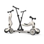 Scoot & Ride, Highwaykick 1 Push and Go, trotineta cu scaun si maner 3 in 1, Ash