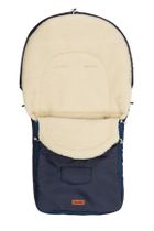 Sensillo, Sac de dormit din lana pentru carucior, Bleumarin, 95-40 cm