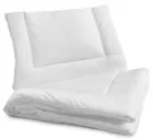 Sensillo, set de lenjerie de pat, alb, 100-135 cm